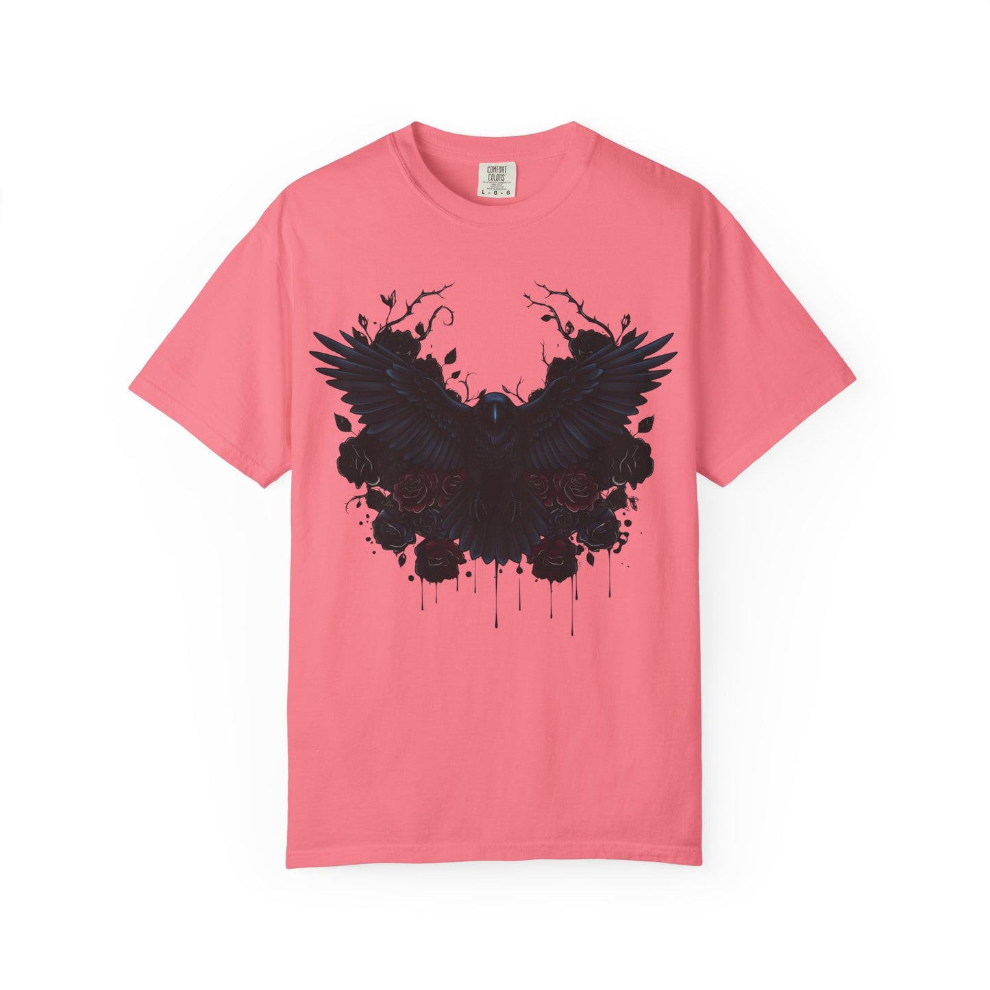 Dark Raven Gothic Apparel  | Unisex Cotton Shirt | Dark Aesthetic  | Alternative Goth T-Shirt