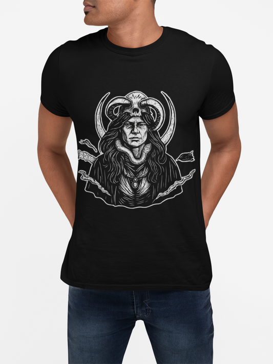Loki Norse Pagan Shirt, God of Mischief Tee, Embrace the enigmatic charm of the Loki God of Mischief, Wear it and channel the unpredictable energy of Loki.