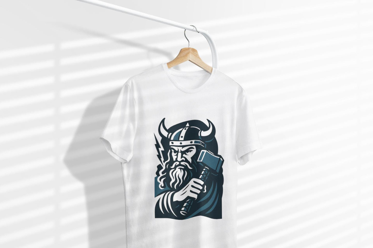 Thor Norse God Tee, Immerse yourself in the mystique of Norse mythology with our Thor Shirt, a tribute to the legendary god of thunder himself.