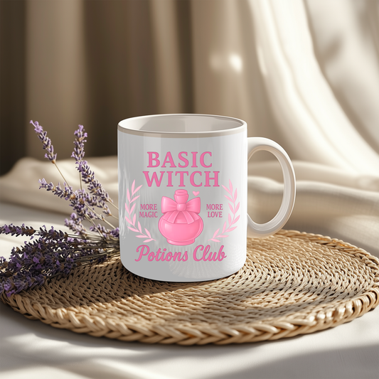 Basic Witch Potions Club Mug, Witch Mug, Unleash your inner magic.