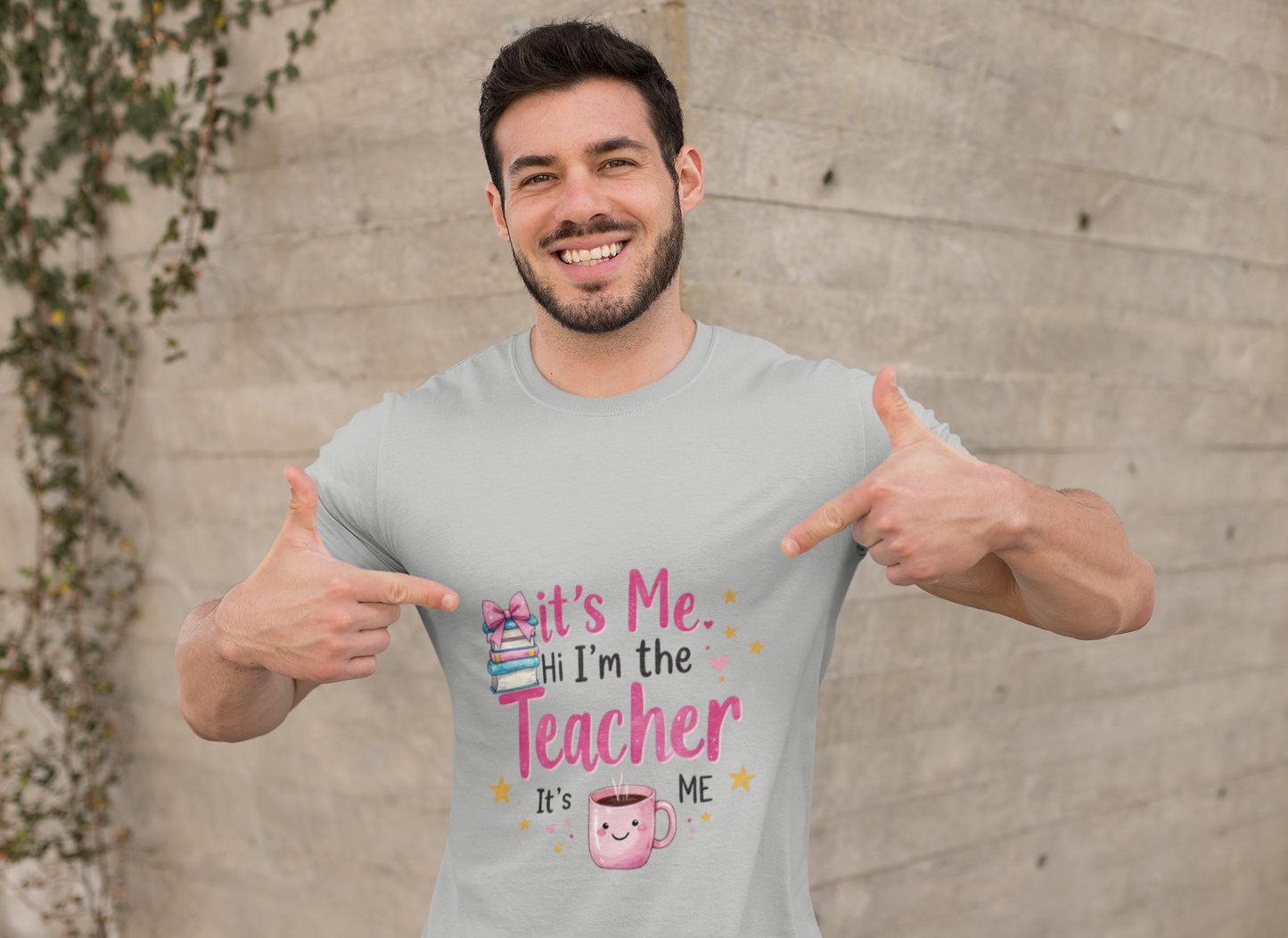 Cute Teacher V-Neck Tee, Inspirational Teacher, Showcasing a fun and vibrant design, this tee is not only comfortable but also helps express a passion for teaching.