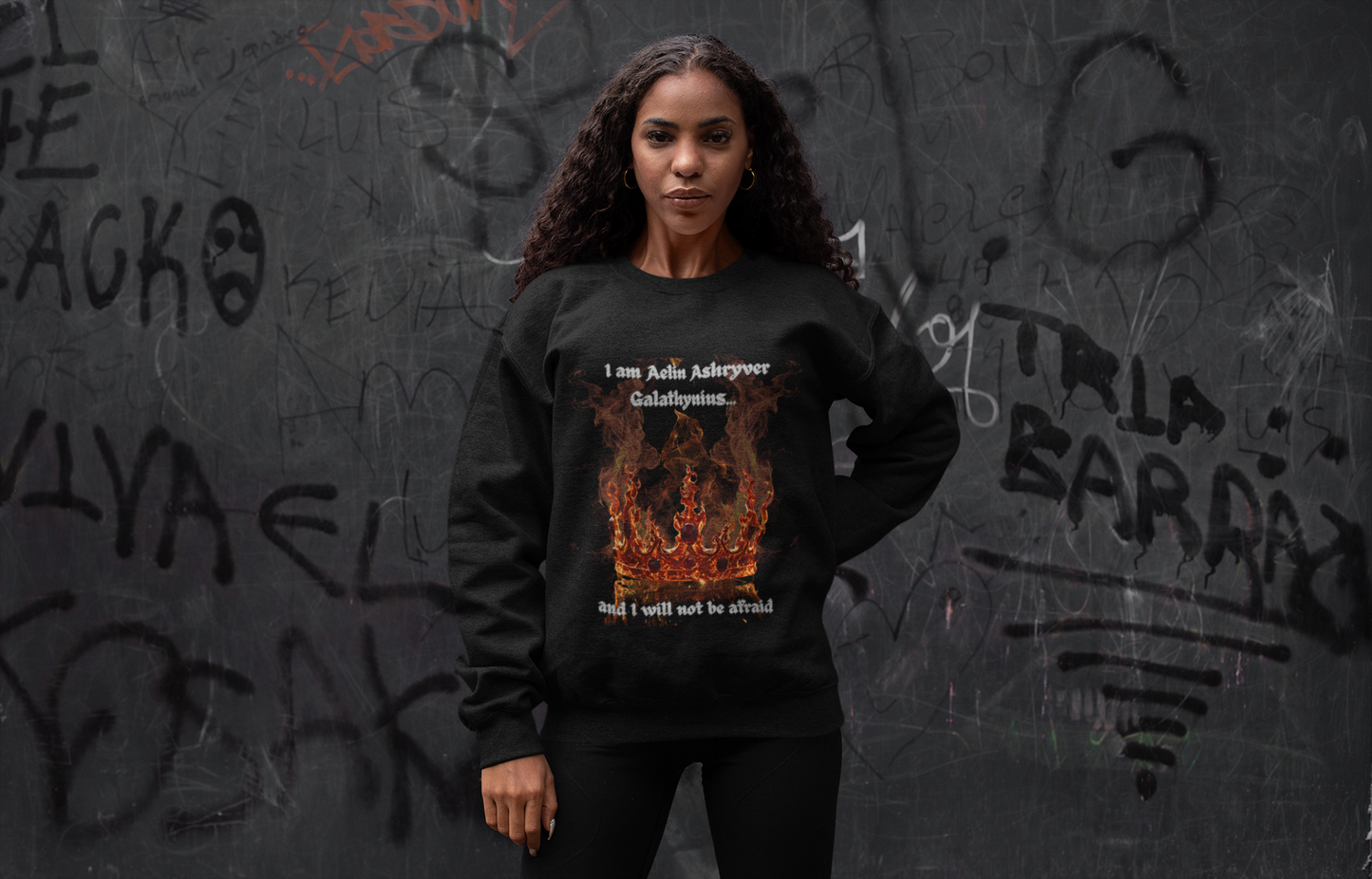 Heir of Fire  Sweatshirt - Step into the world of Erilea with our Heir of Fire sweatshirt, a tribute to the spirit of Aelin Ashryver Galathynius.