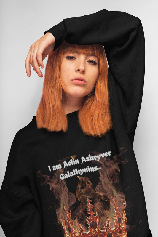 Heir of Fire  Sweatshirt - Step into the world of Erilea with our Heir of Fire sweatshirt, a tribute to the spirit of Aelin Ashryver Galathynius.