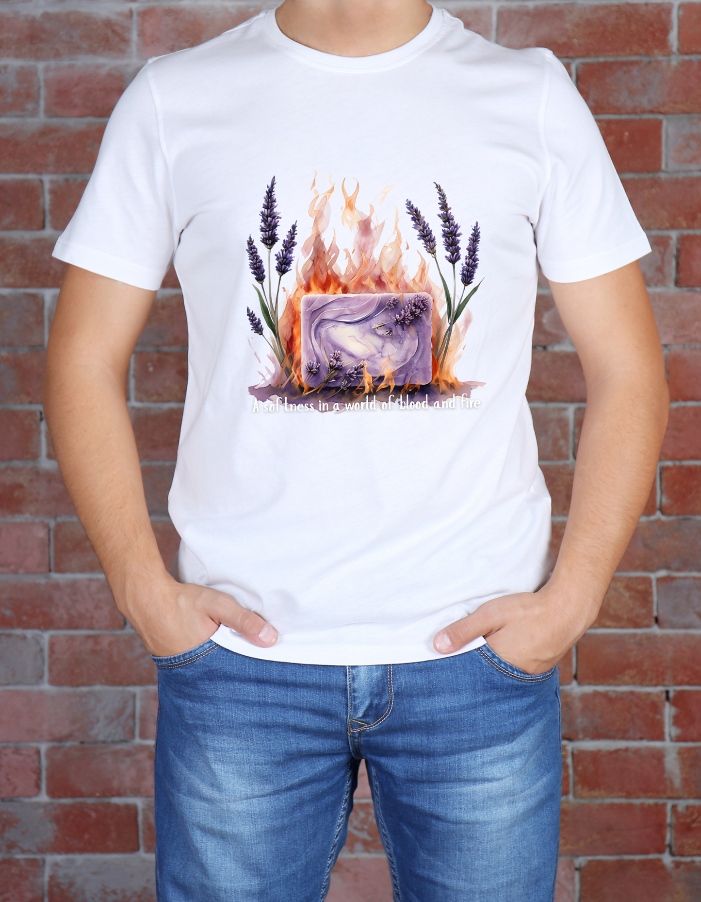 Heir of Fire Aelin T-Shirt, Lavender Soap Design, this t-shirt is not just clothing—it's a celebration of her favorite mythical tales.