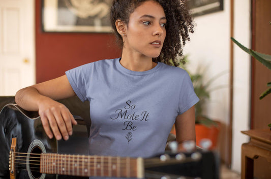 So Mote It Be Tshirt, Perfect for those who revel in the mystical world of witchy things, this top elegantly showcases your love for witchcore and the magical arts.