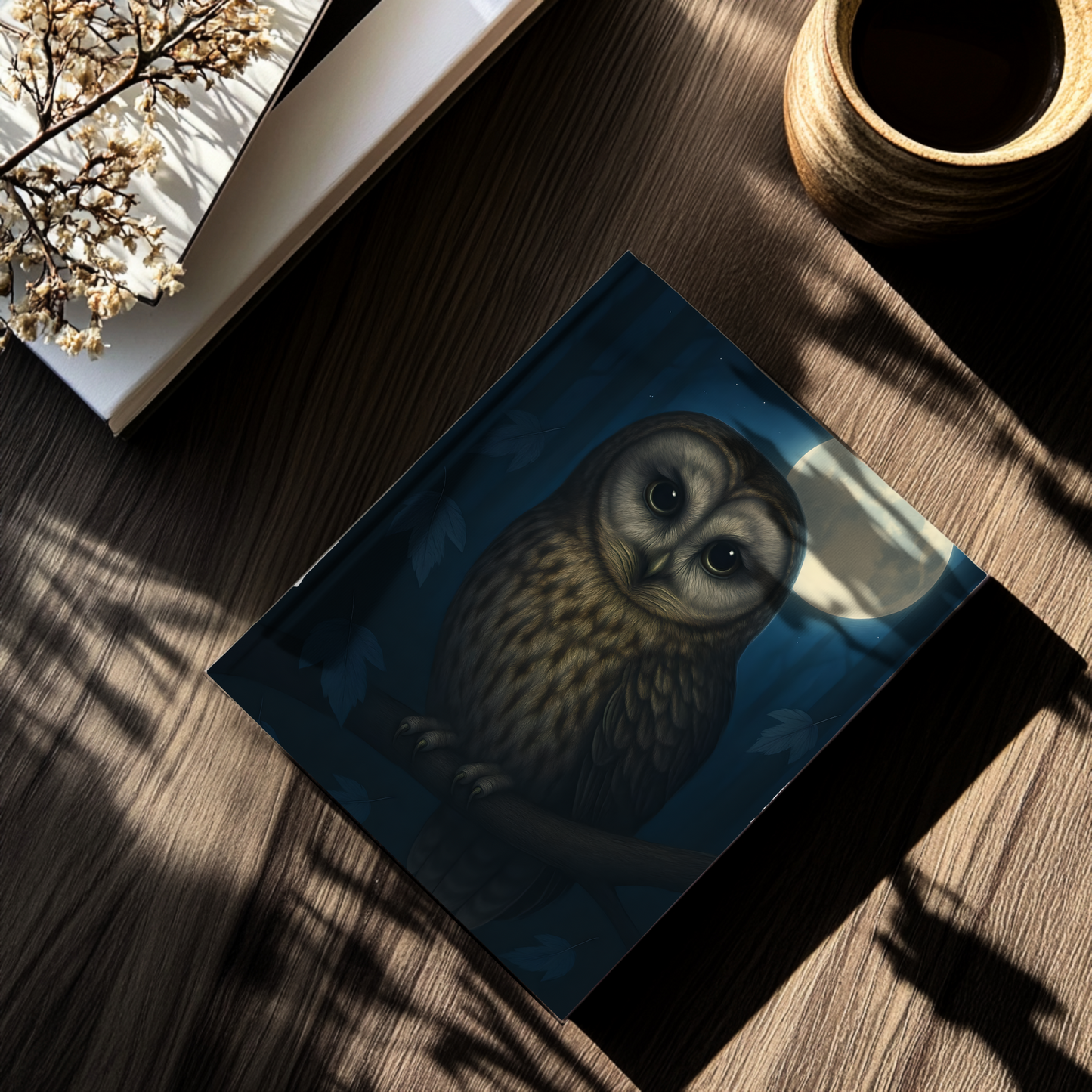 Mystical Owl Journal, This journal is not just a notebook; it's a canvas for your imagination.