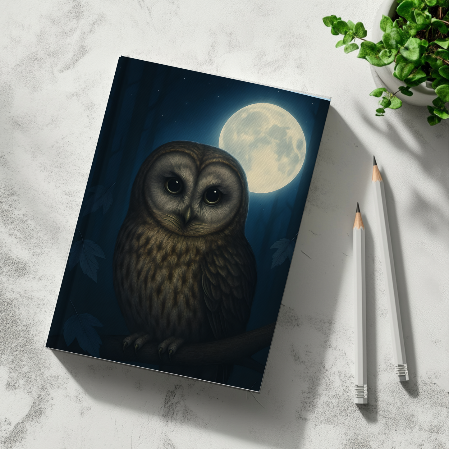 Mystical Owl Journal, This journal is not just a notebook; it's a canvas for your imagination.