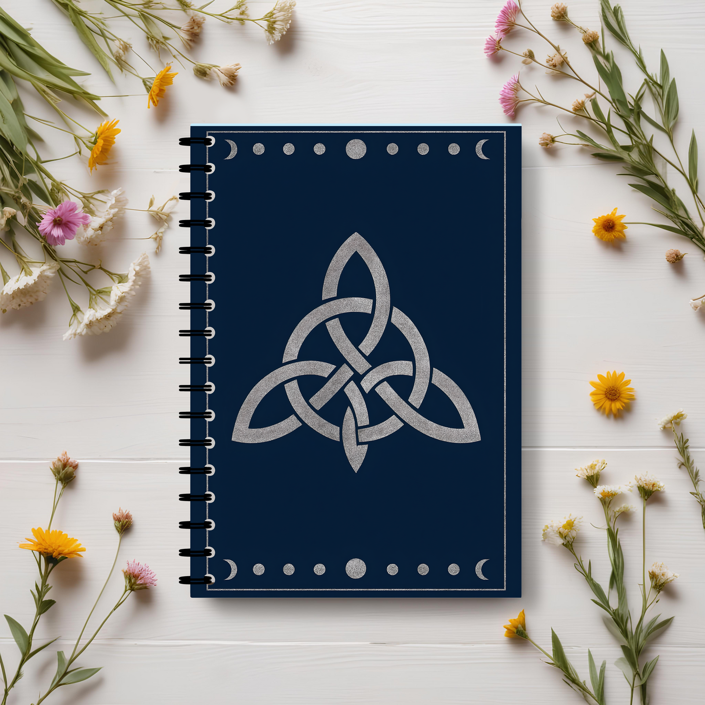 Witch's Knot Soft Notebook, This witch notebook is more than just a place for thoughts; it's your personal book of shadows, your magical grimoire.