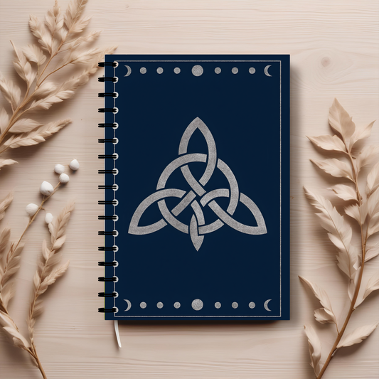 Witch's Knot Soft Notebook, This witch notebook is more than just a place for thoughts; it's your personal book of shadows, your magical grimoire.