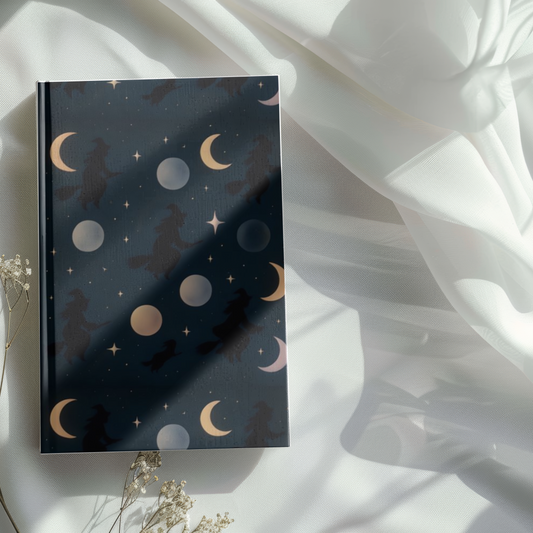 Celestial Witch Journal, Whether you’re channeling moon magic or documenting your witchcraft practices, this witchcraft journal is a versatile and inspiring tool.