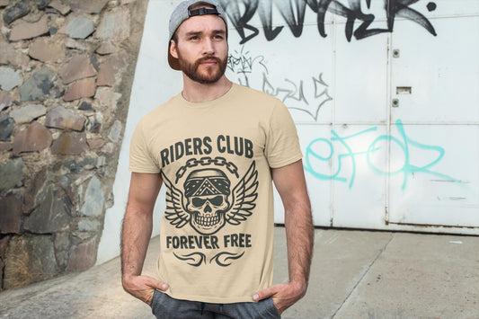 Forever Free Skull Biker Shirt, a declaration of independence for every motorcycle rider. Boasting a striking skull graphic, this motorcycle shirt embodies the fierce spirit of the open road.