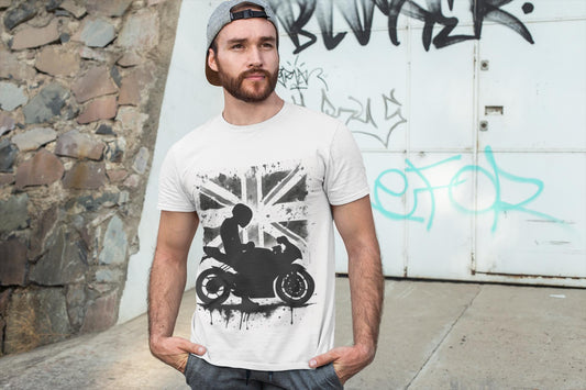 Union Jack Biker T-Shirt, This union jack shirt fuses passion for the open road with a touch of British flair, making it the perfect england shirt for any motorcycle rider.