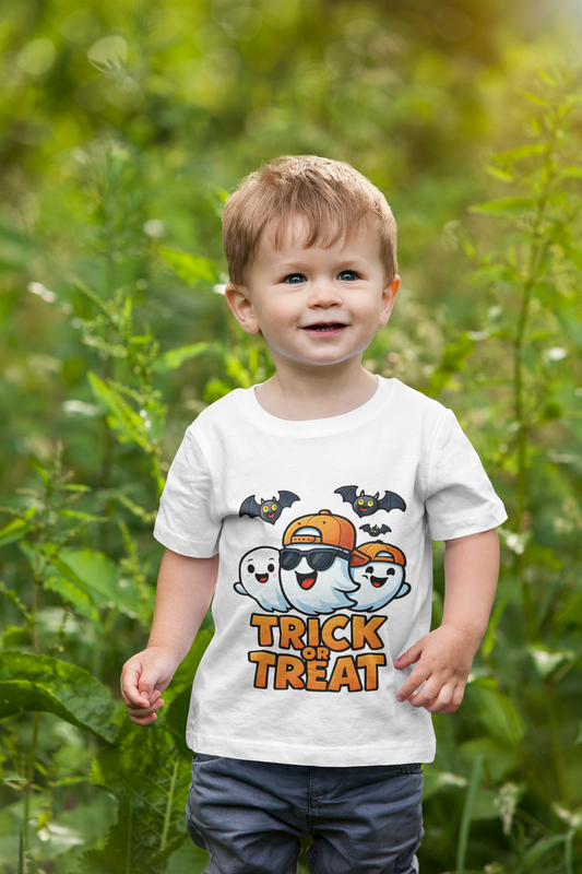  Toddler Halloween Tee, Trick or Treat Shirt
