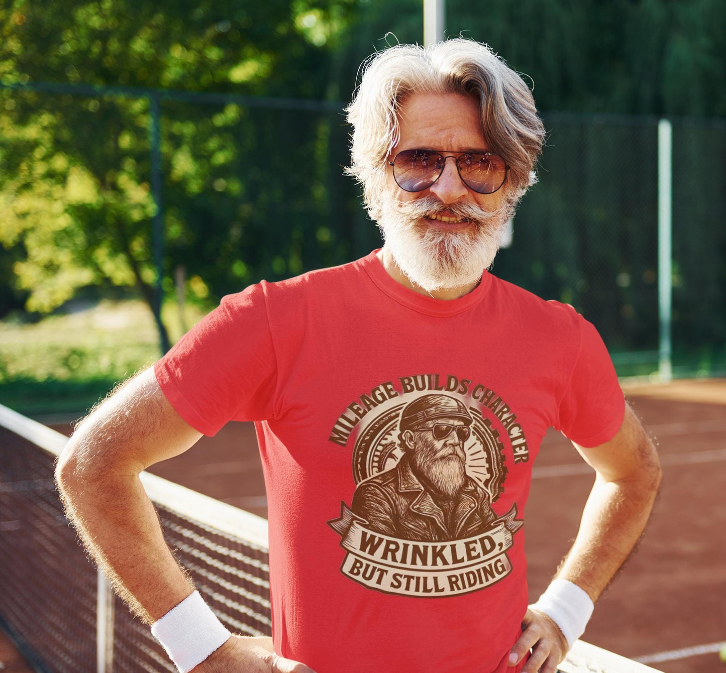 Wrinkled But Still Riding Tshirt, Crafted for those who embrace the open road, this vintage motorcycle shirt is more than just an item of clothing—it's a testament to the thrill of the ride.