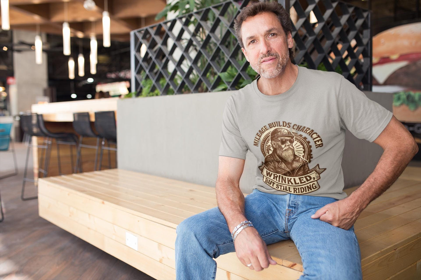 Wrinkled But Still Riding Tshirt, Crafted for those who embrace the open road, this vintage motorcycle shirt is more than just an item of clothing—it's a testament to the thrill of the ride.