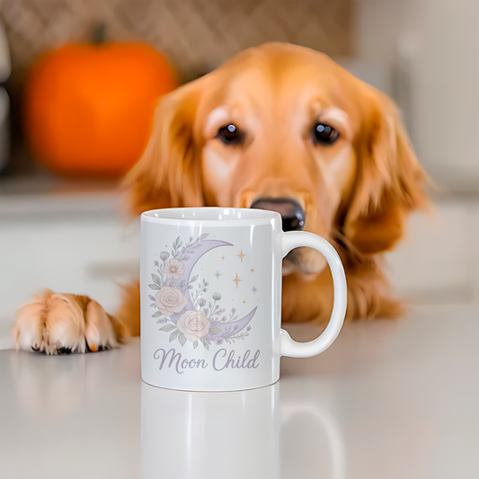 Witchy Mug, Moon Child Witch Mug, this is the ultimate witches mug for those who cherish the magical threads of the universe.