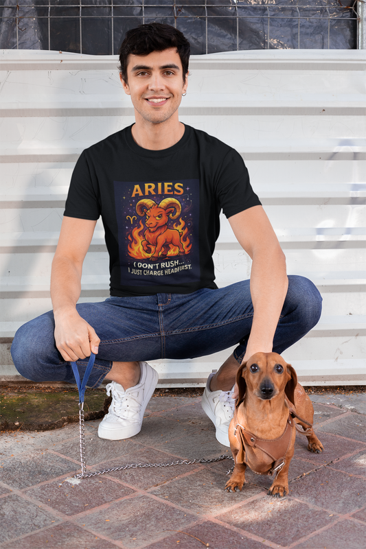 Aries Astrology T-shirt, This beautifully crafted zodiac shirt captures the fiery spirit of the Aries zodiac sign with its bold design, making it a standout piece in any wardrobe.