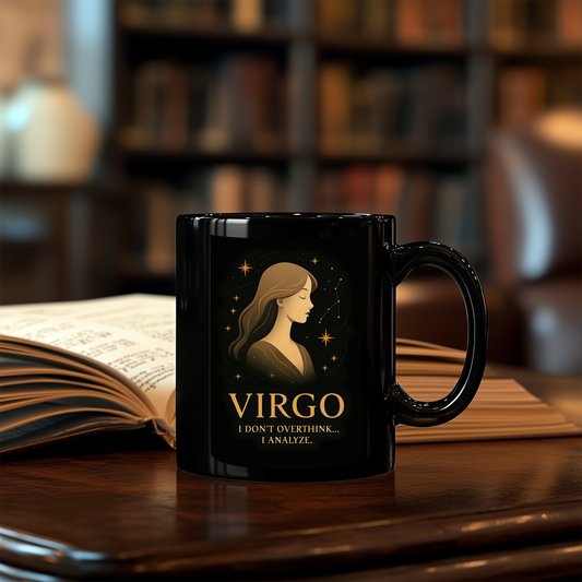 An ideal astrology gift, this Virgo mug is not just a beautiful piece but a heartfelt gesture.