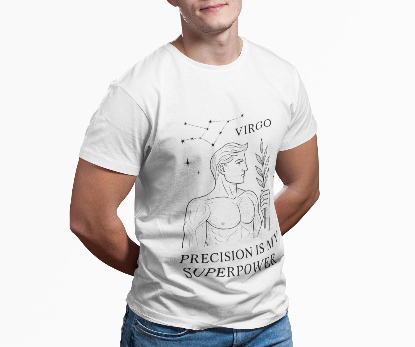 Virgo Astrology T-Shirt, An ideal Virgo birthday gift or a thoughtful present for any occasion, this astrology shirt elevates style with celestial charm.
