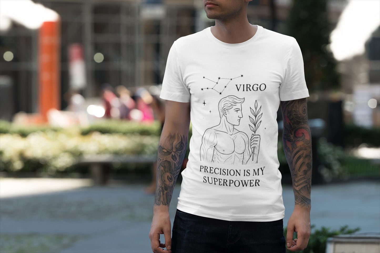 Virgo Astrology T-Shirt, An ideal Virgo birthday gift or a thoughtful present for any occasion, this astrology shirt elevates style with celestial charm.