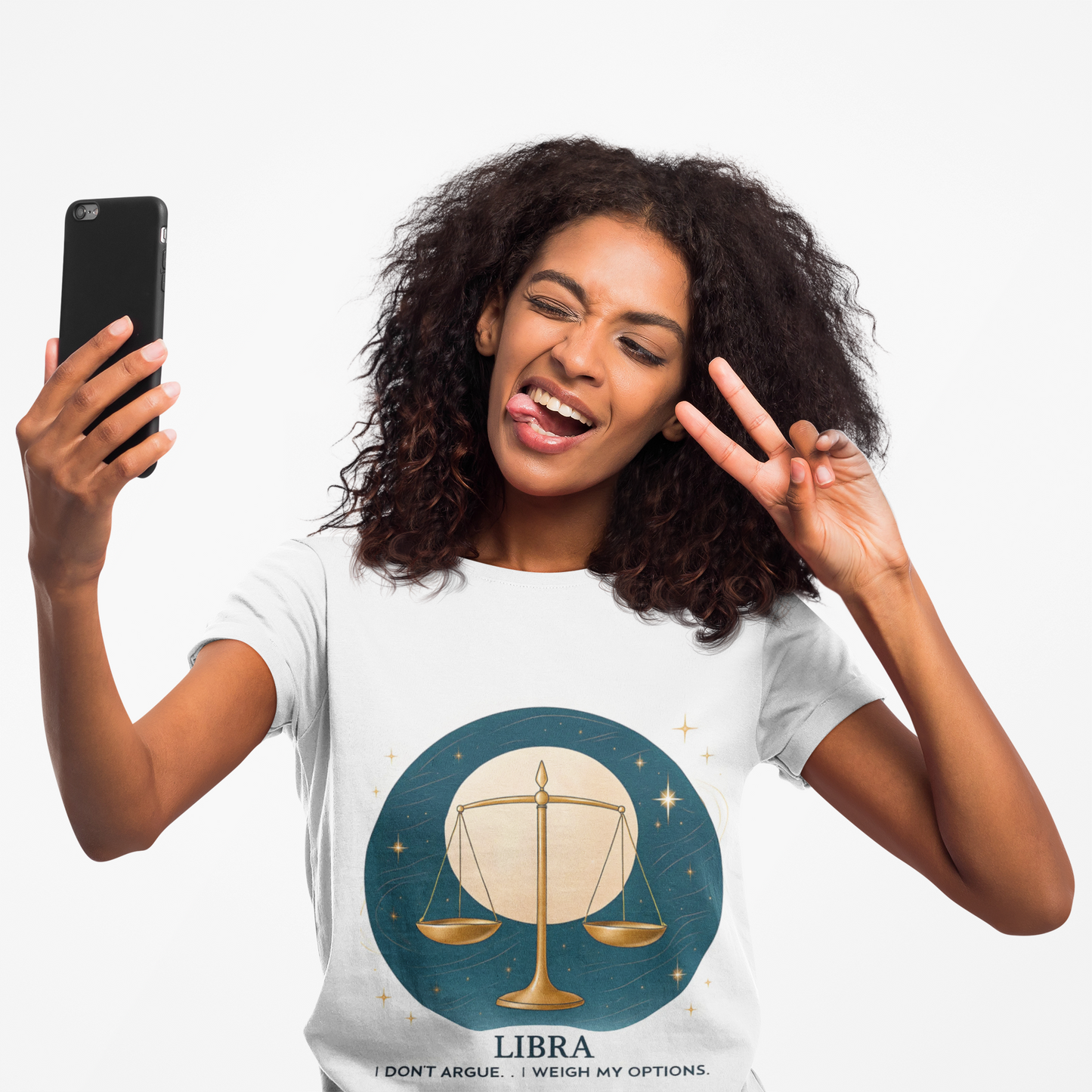 Libra Astrology T-shirt, Whether you're searching for a Libra birthday gift or simply want to celebrate your own Libra zodiac charm, this zodiac t-shirt embraces the balance and beauty of your star sign.