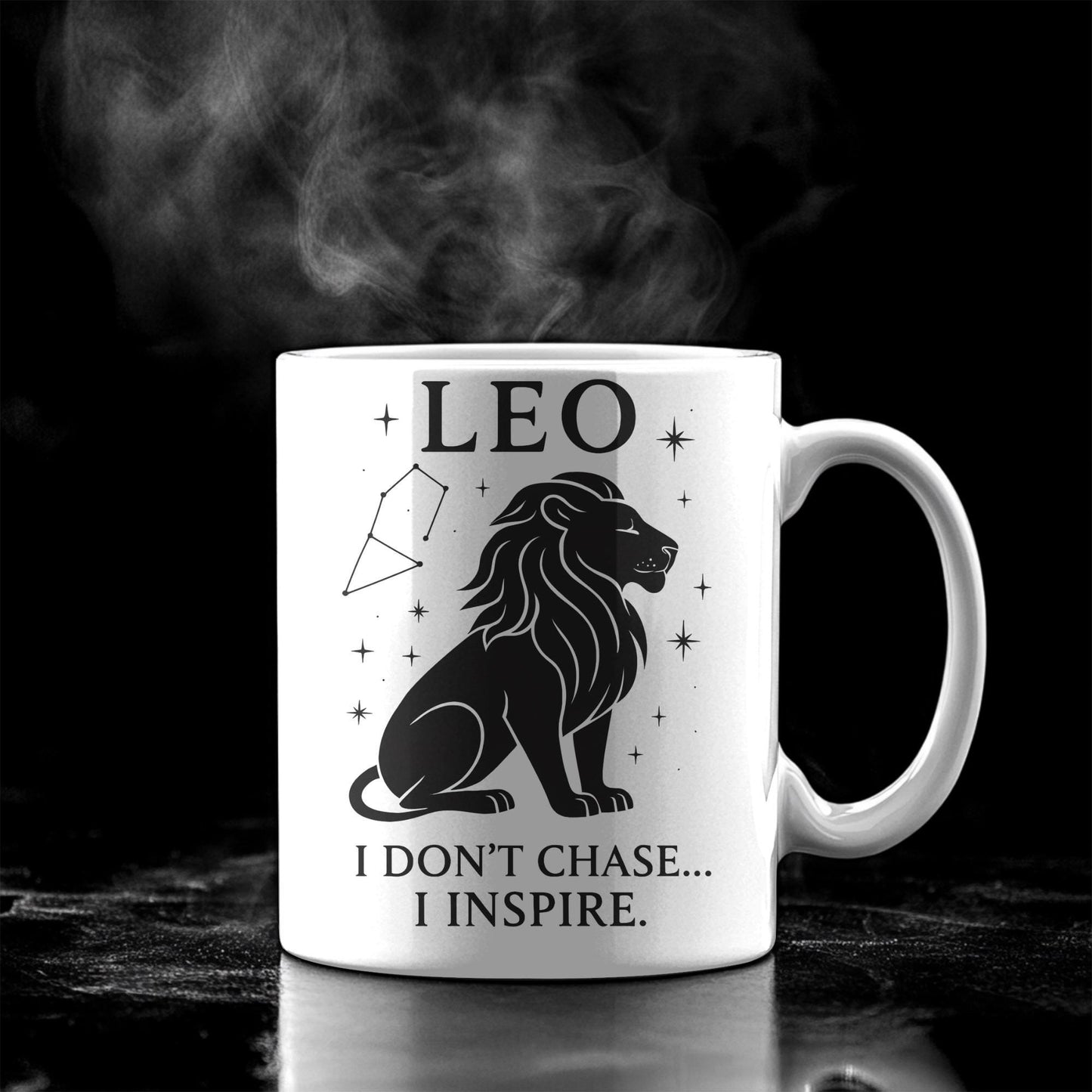 Leo Astrology Mug, A delightful gift for any Leo, this Leo star sign mug ensures their zodiac spirit shines with every drink.