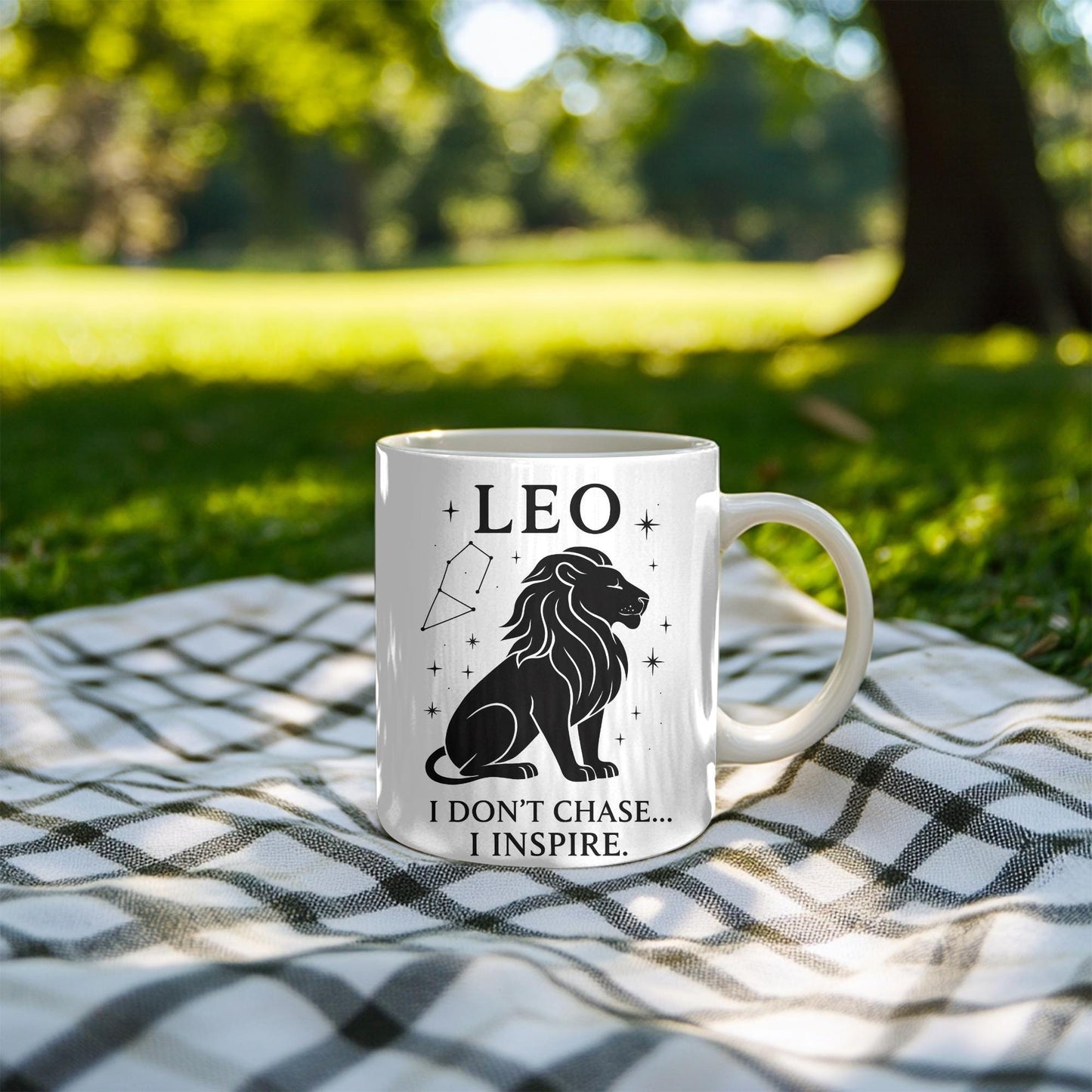 Leo Astrology Mug, A delightful gift for any Leo, this Leo star sign mug ensures their zodiac spirit shines with every drink.