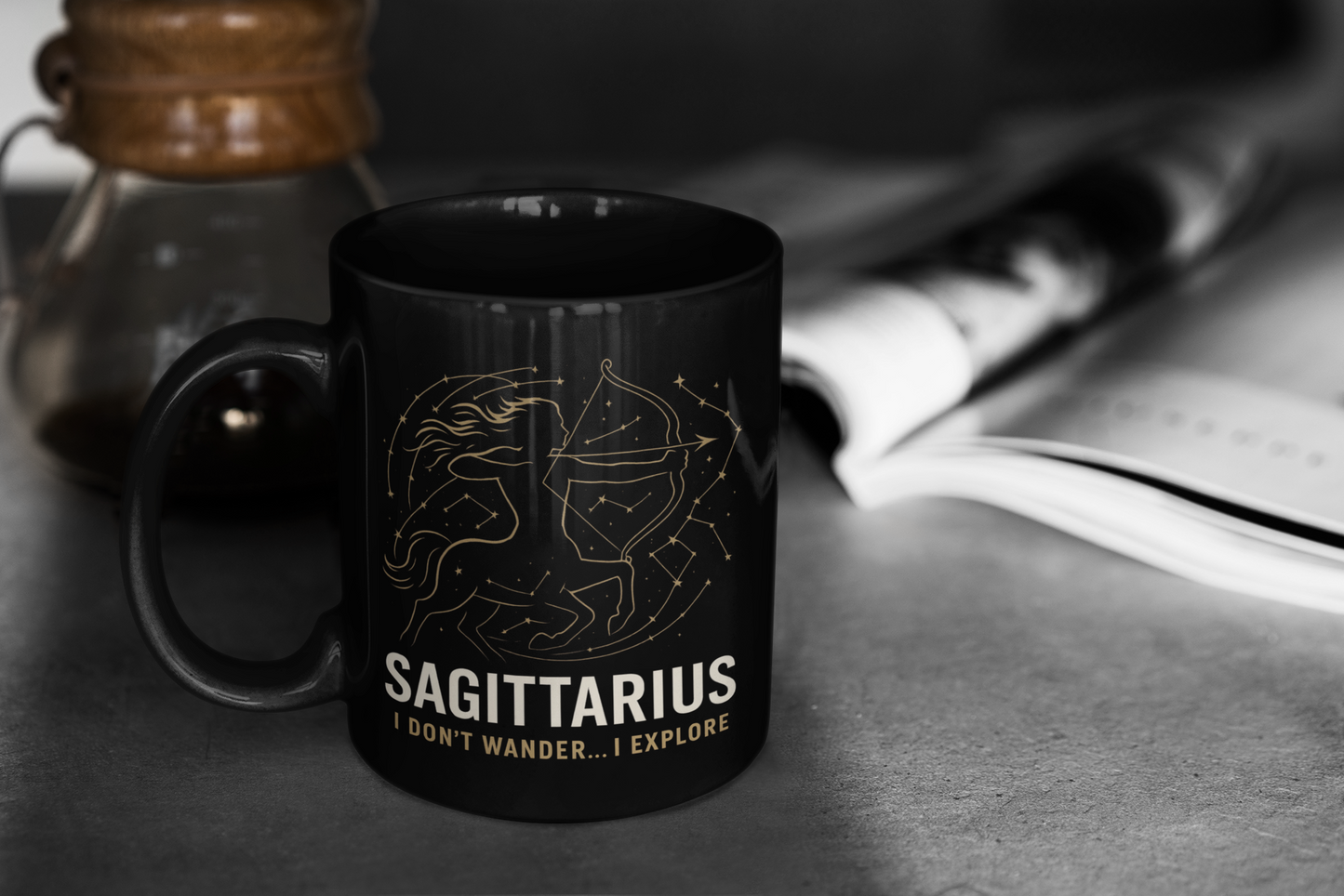 Sagittarius Mug, Zodiac Sign Mug, this Sagittarius zodiac cup makes a delightful gift for any astrology lover.