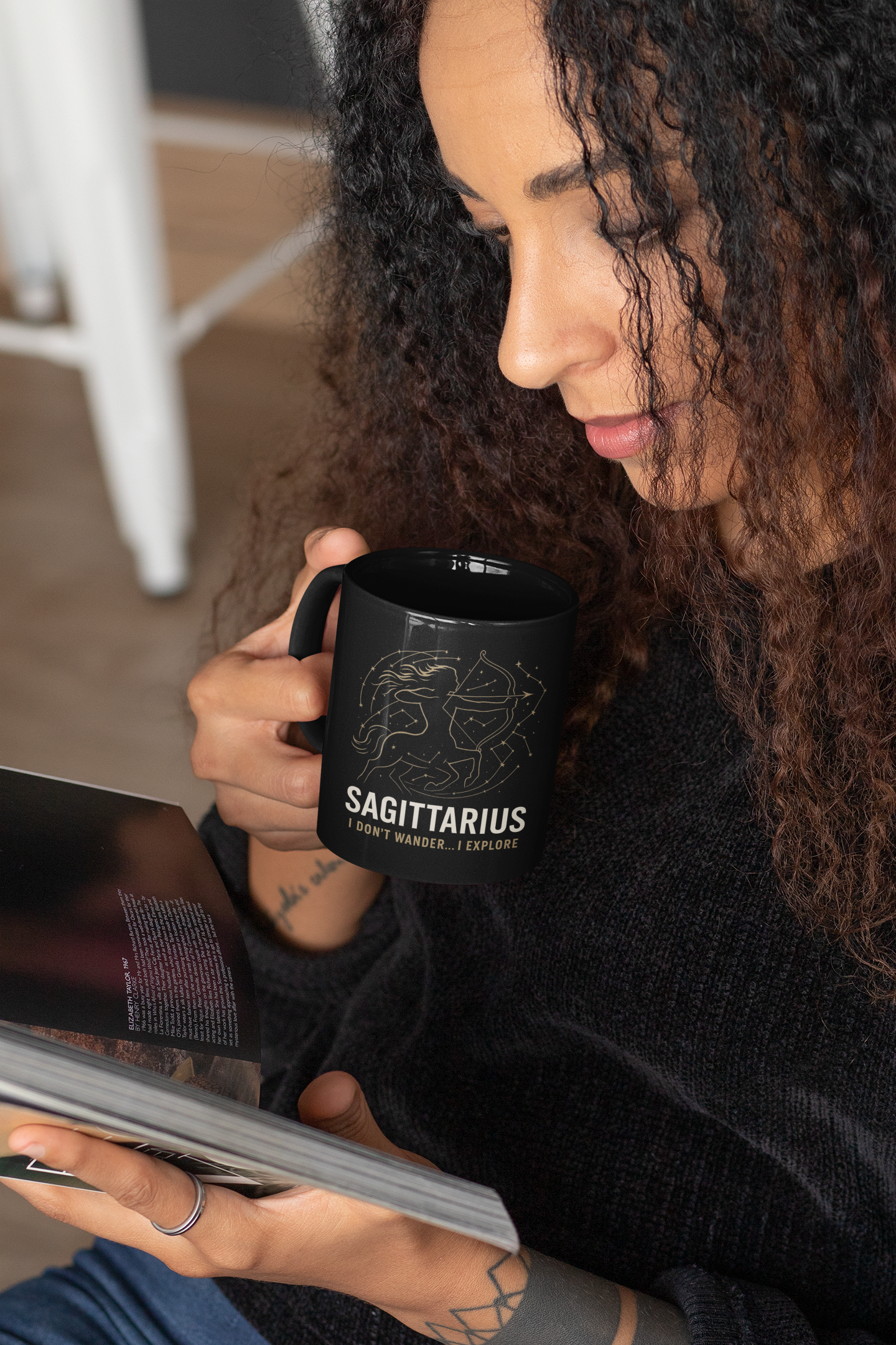 Sagittarius Mug, Zodiac Sign Mug, this Sagittarius zodiac cup makes a delightful gift for any astrology lover.