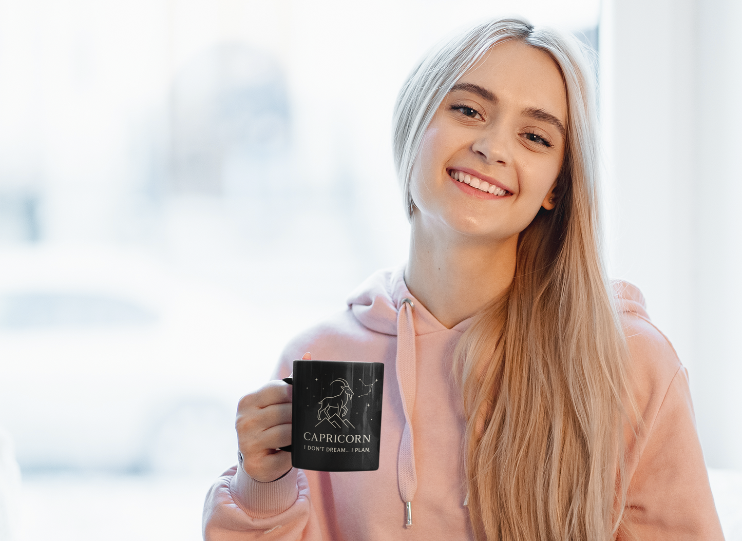Capricorn Astrology Mug, This constellation mug captures the celestial beauty of the Capricorn zodiac, making it the perfect zodiac mug for astrology lovers.