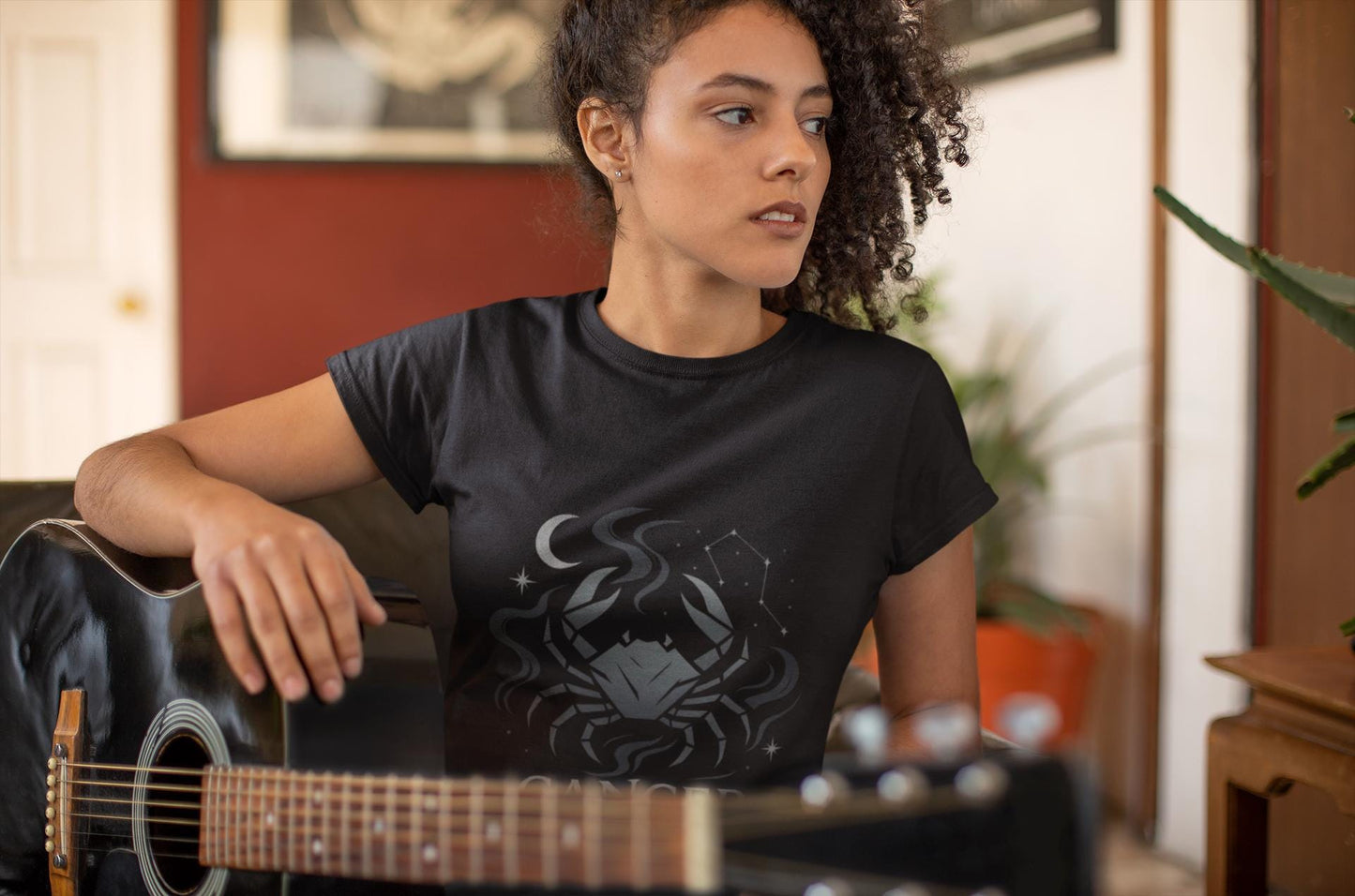 Cancer Astrology T-shirt, Perfect as a cancer birthday gift, this zodiac tshirt offers comfort and a touch of cosmic flair. Wear your zodiac T-shirt proudly
