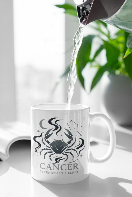 Cancer Astrology Mug, an ideal Cancer birthday gift.
