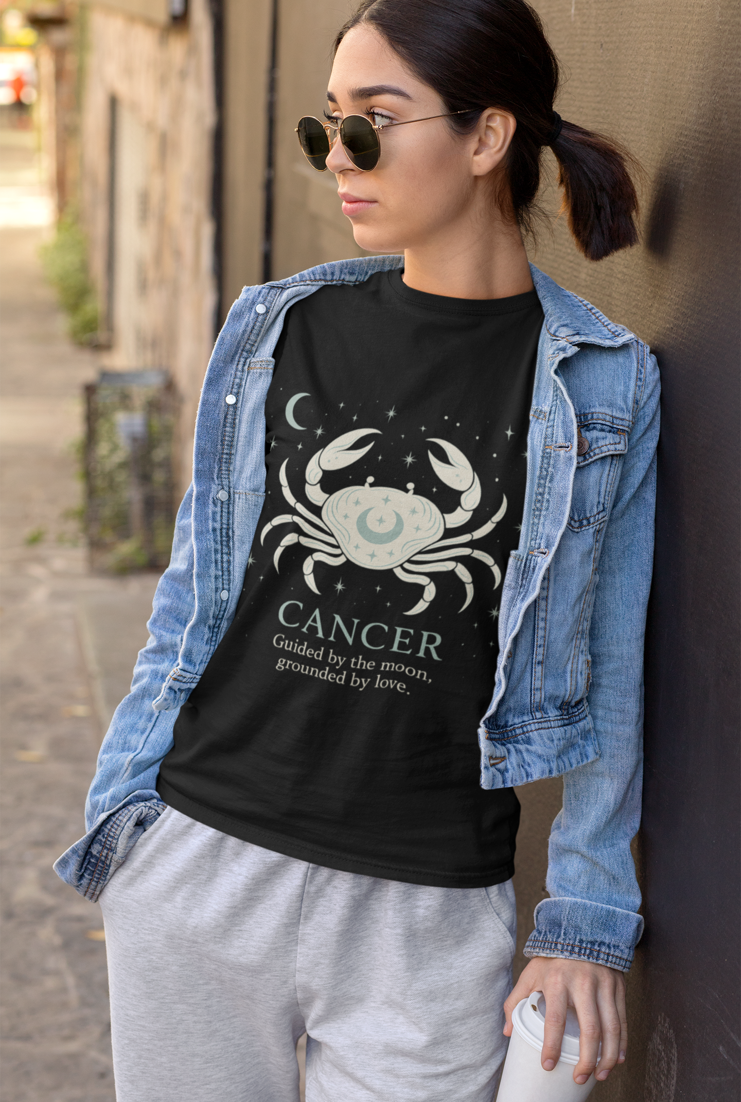 Cancer Astrology T-shirt, Designed for those who proudly wear their zodiac sign.