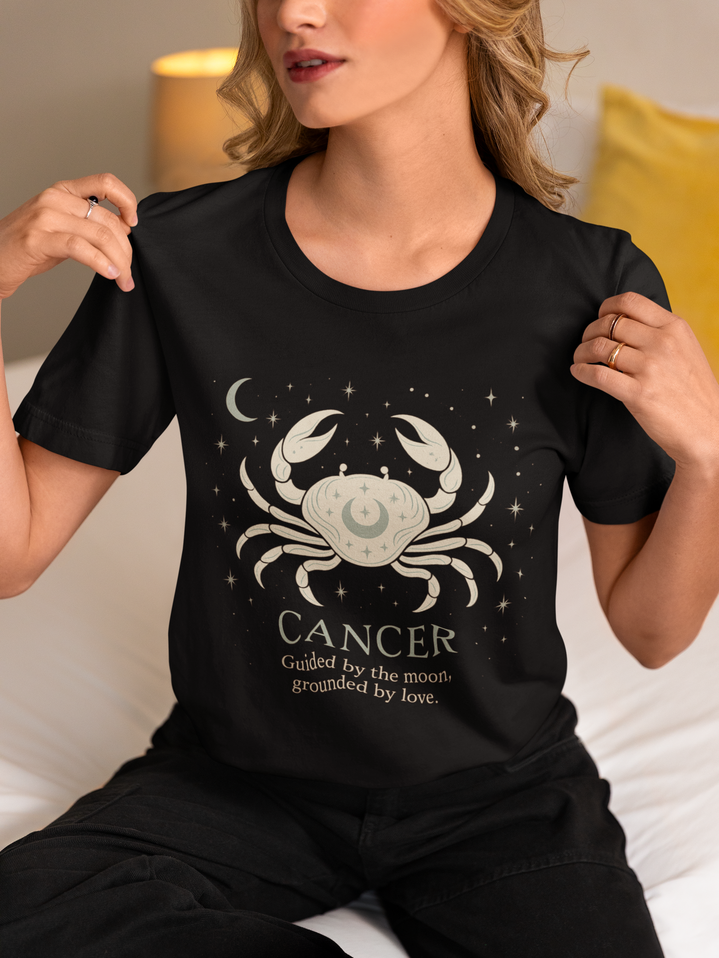 Cancer Astrology T-shirt, Designed for those who proudly wear their zodiac sign.