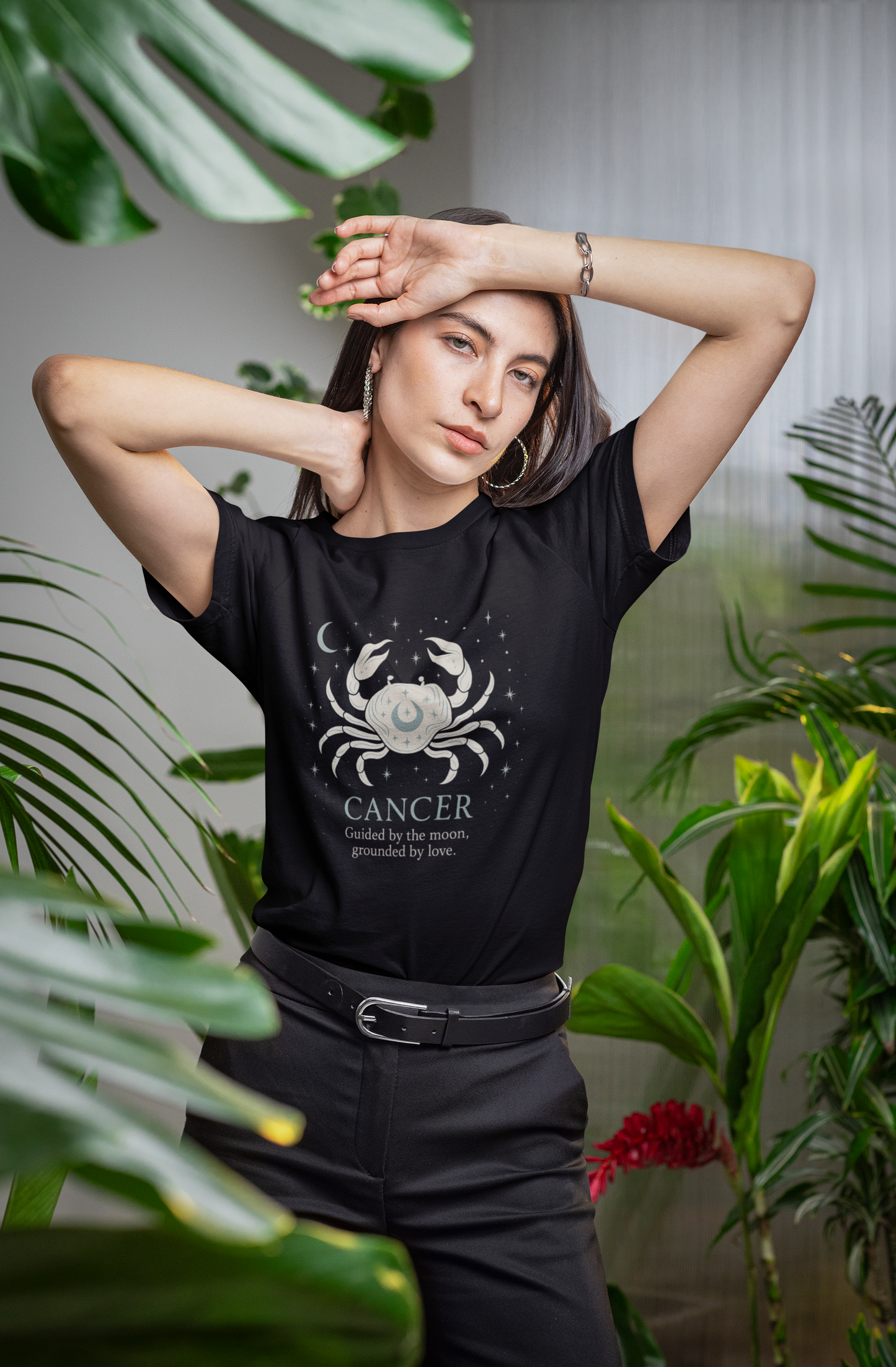 Cancer Astrology T-shirt, Designed for those who proudly wear their zodiac sign.