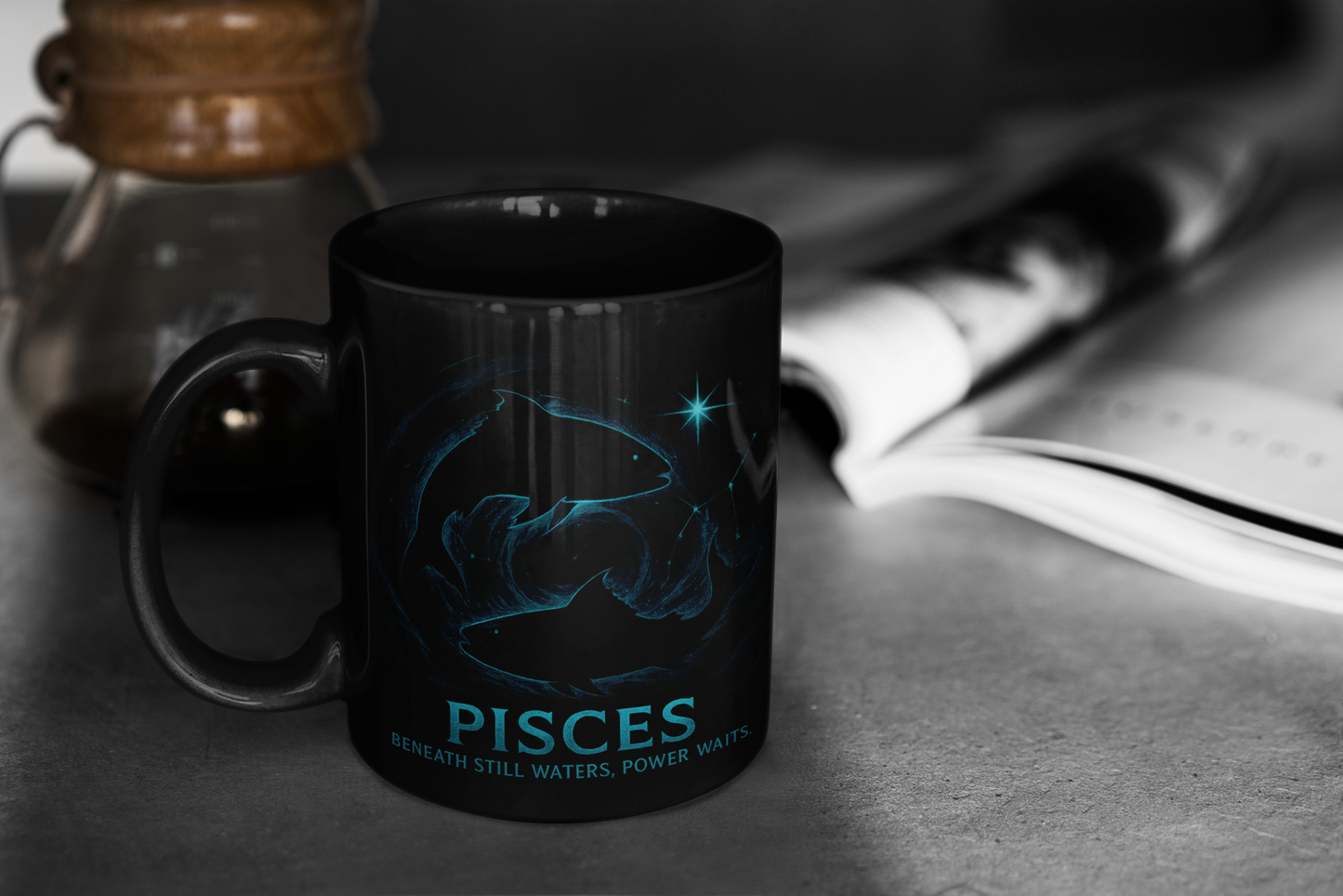 Pisces Zodiac Mug - Perfect Gift for Astrology Lovers, Coffee Lovers, Birthdays.