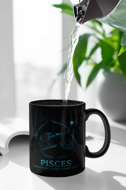 Pisces Zodiac Mug - Perfect Gift for Astrology Lovers, Coffee Lovers, Birthdays.