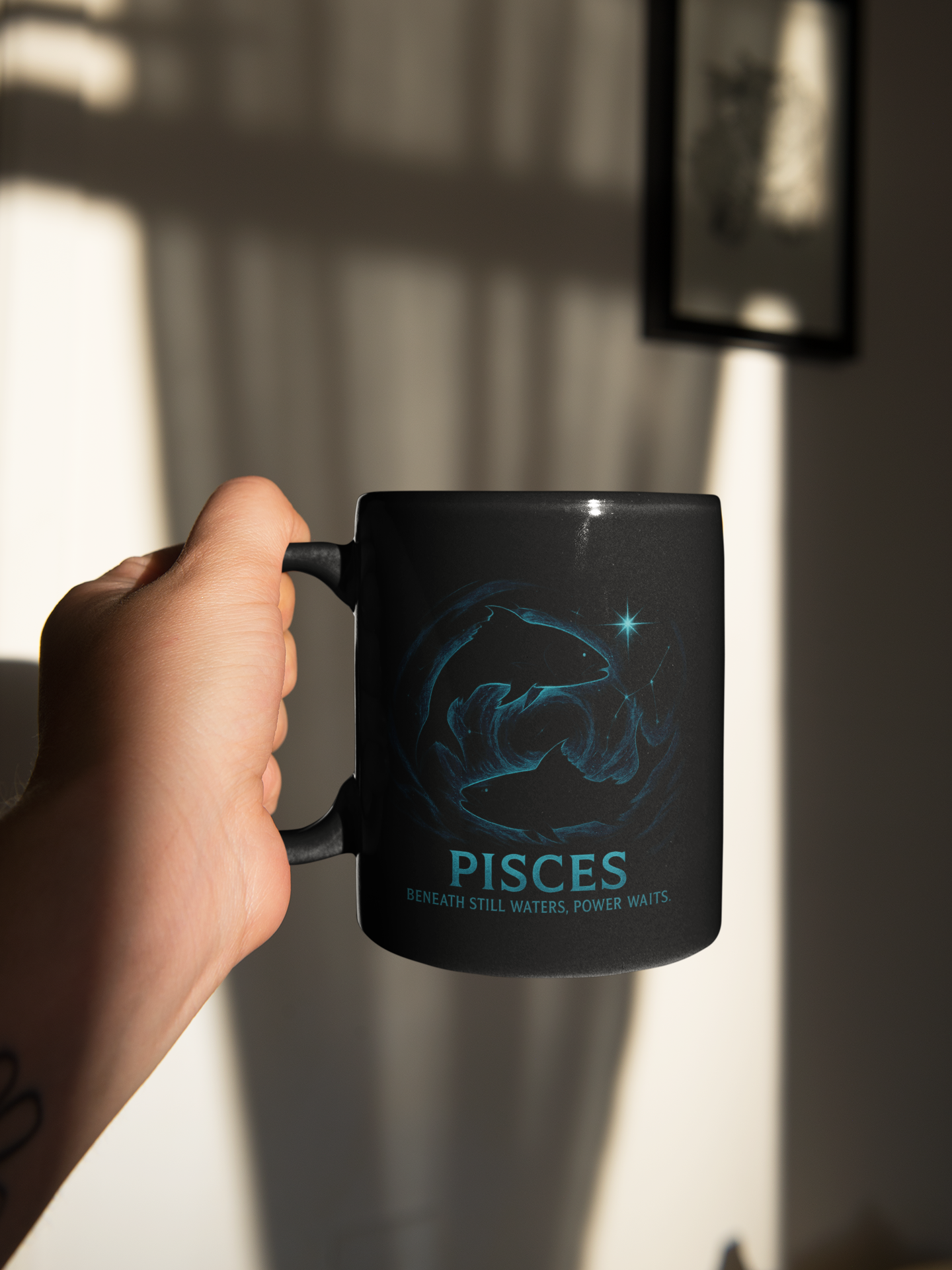 Pisces Zodiac Mug - Perfect Gift for Astrology Lovers, Coffee Lovers, Birthdays.