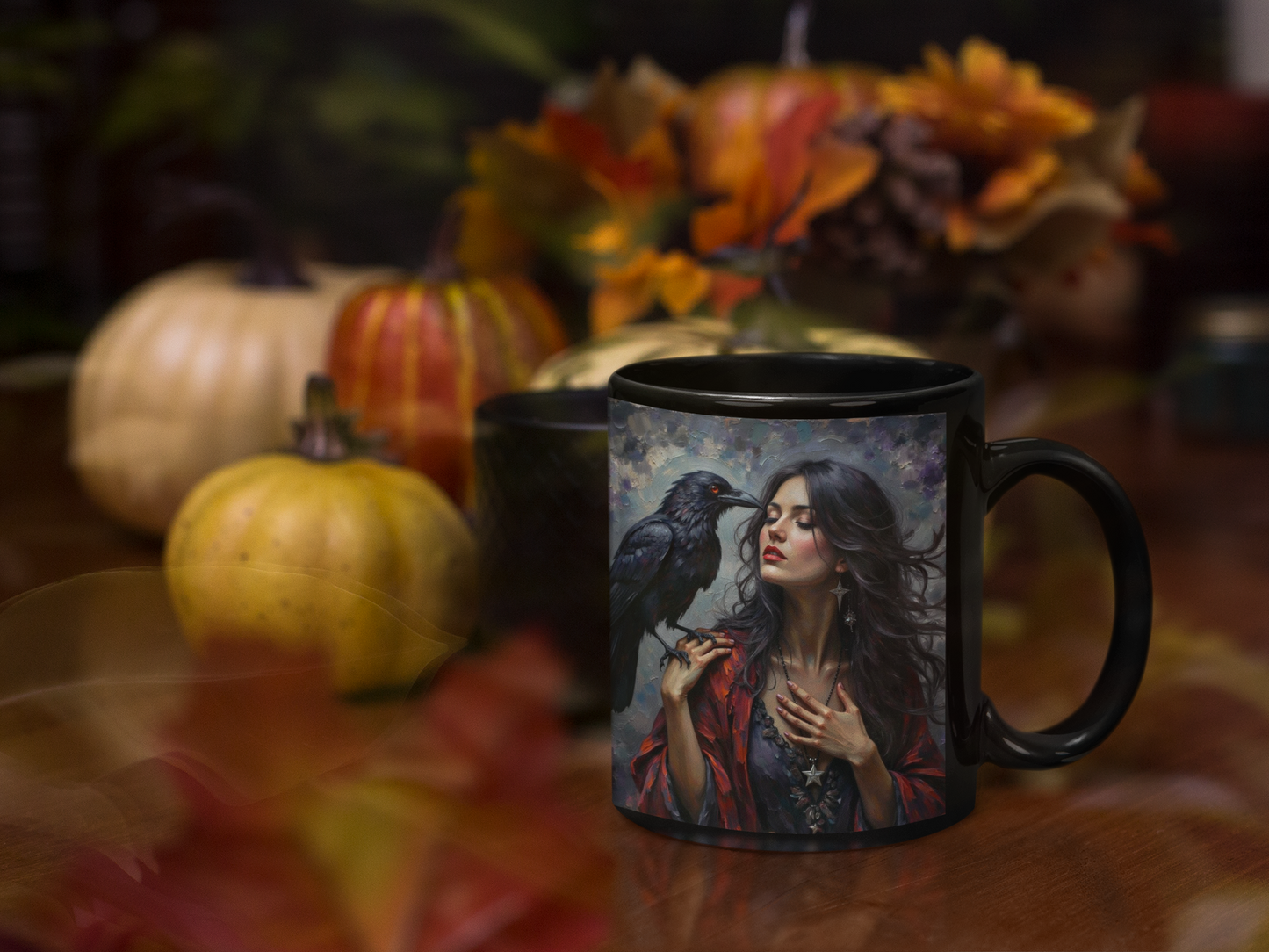 Morrigan Goddess Mug, Embrace your inner goddess with this essential piece of witchy mugs collection.