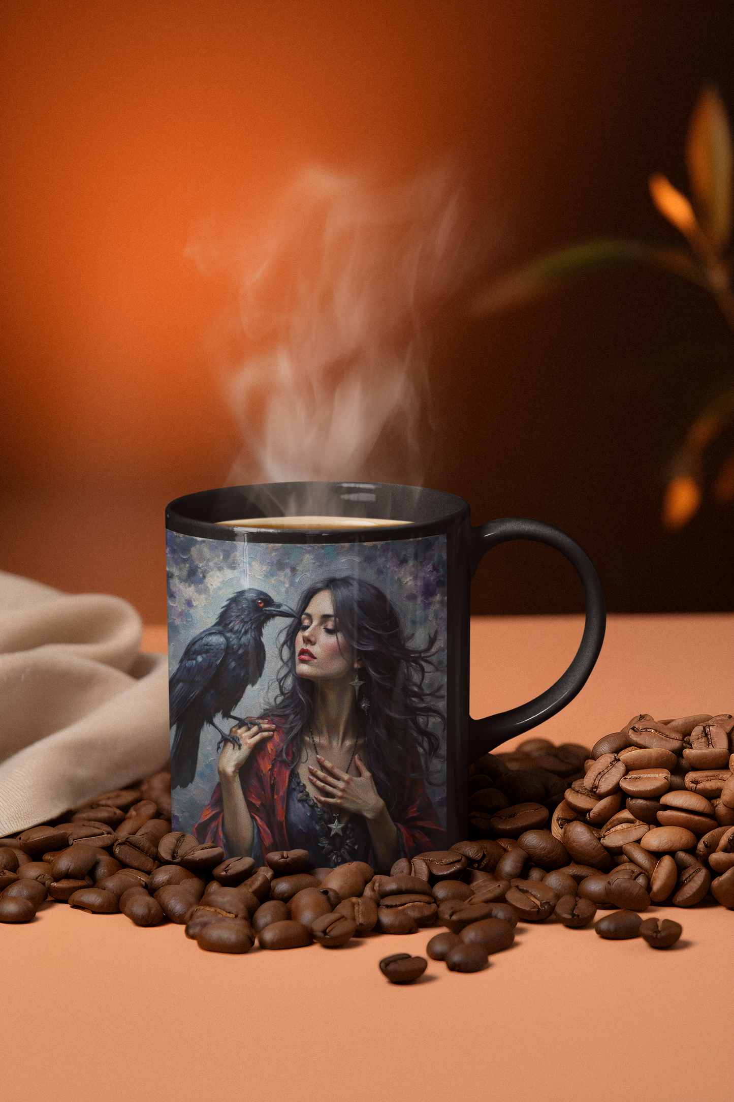 Morrigan Goddess Mug, Embrace your inner goddess with this essential piece of witchy mugs collection.
