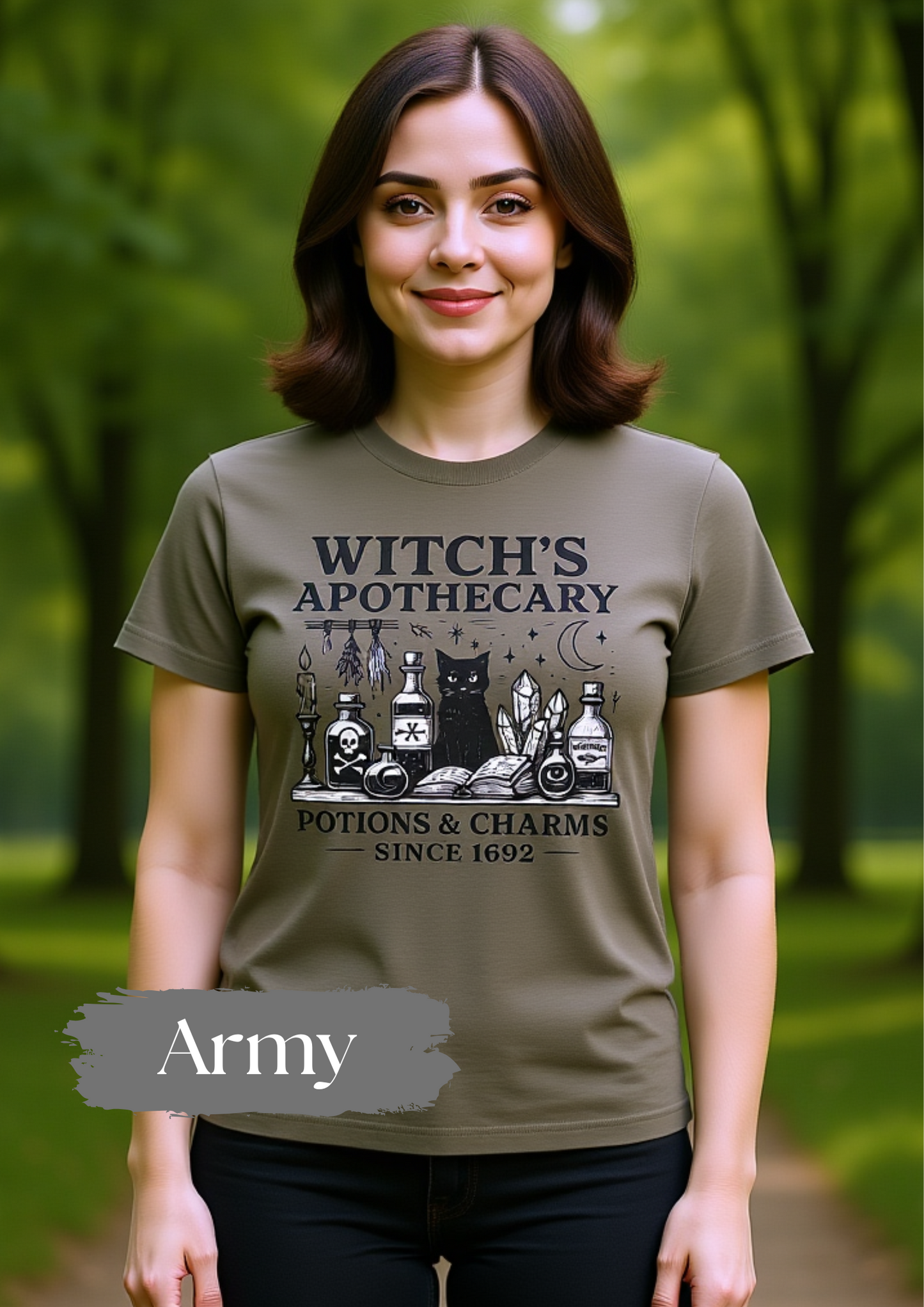 Witch's Apothecary Shirt 1692, Salem Apothecary Tee,this Salem shirt is perfect for those who embrace all things witchy and magical.