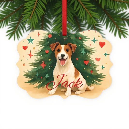 Personalized Jack Russell Terrier Ornament, Perfect for those who cherish their jack russell terrier.