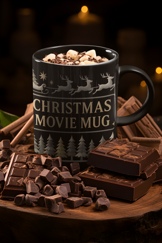 Christmas Movie Mug,  Let this enchanting xmas coffee mug inspire your holiday traditions, filling each moment with warmth and cheer.