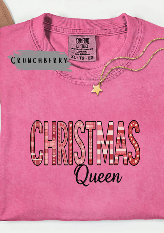 Christmas Queen Pinkmas T-shirt,this pink Christmas tee offers unparalleled comfort, making it a fabulous holiday graphic tee for all your festive activities.