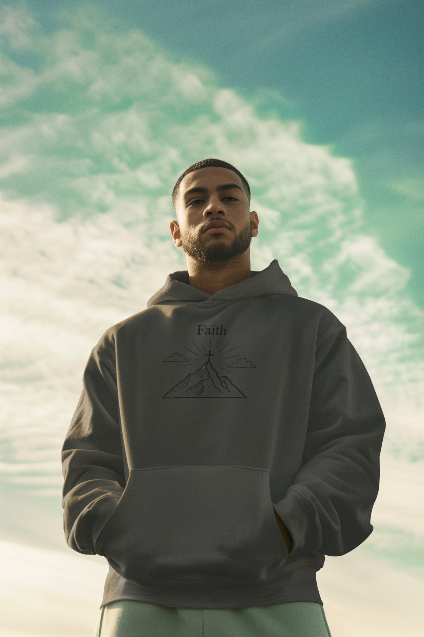 Faith Hoodie, Religious Hoodie, Whether attending church or cherishing quiet moments at home, this religious hoodie serves as a beautiful piece of Christian merch, celebrating the joy of Christianity..