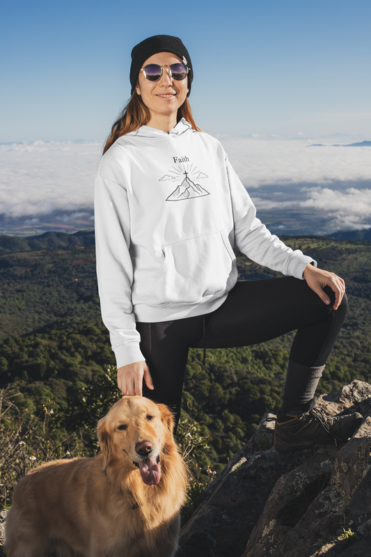 Faith Hoodie, Religious Hoodie, Whether attending church or cherishing quiet moments at home, this religious hoodie serves as a beautiful piece of Christian merch, celebrating the joy of Christianity..
