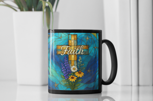 Christian Faith Coffee Mug, Let this faith mug serve as a daily reminder of love and spirituality