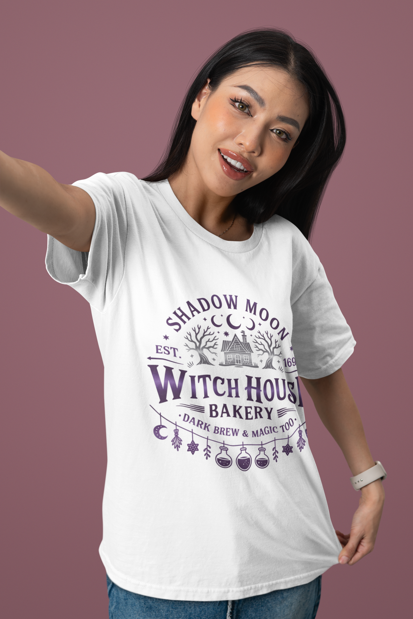 Witches House T-Shirt • Cottage Witch Graphic Tee • Magical Witch House Shirt • Occult Witchy Top • Witch Gift Unisex Style