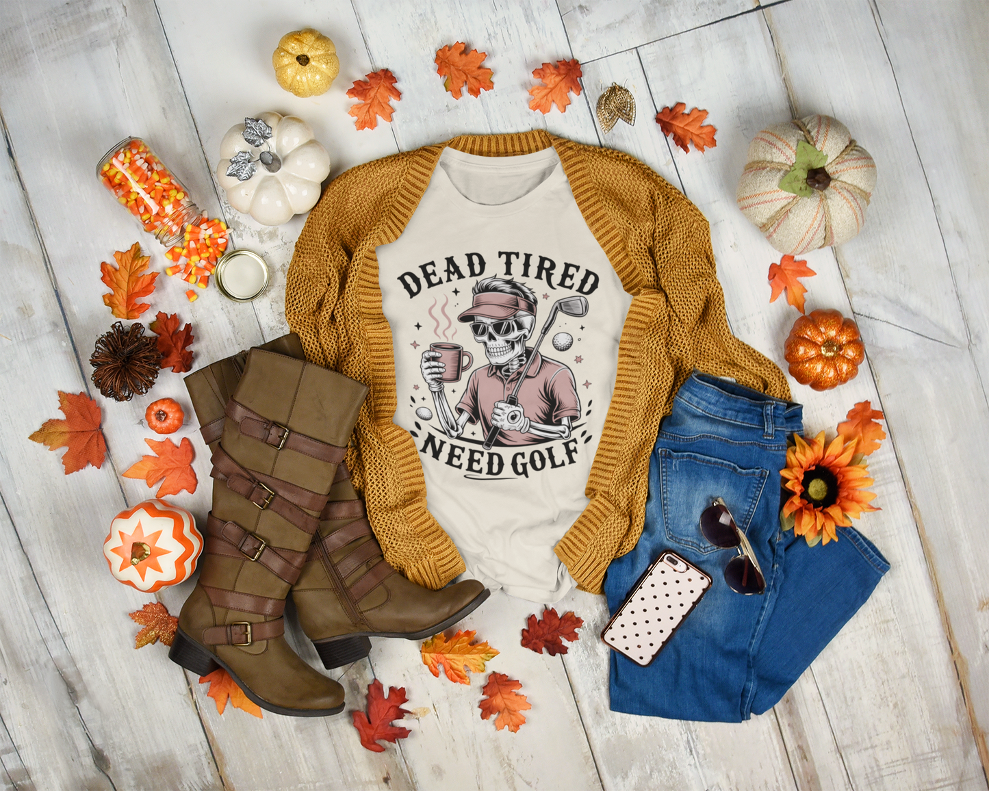 Dead Tired Need Golf Tshirt, Perfect Golf Gift