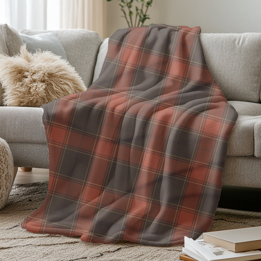 Cozy Arctic Fleece Blanket, Warm Throw, Plaid Blanket, Winter Blanket, Soft Throw, Holiday Blanket, Snuggle Blanket